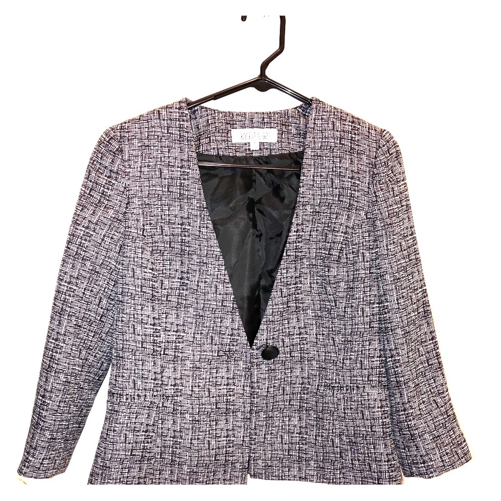 Black and White Blazer